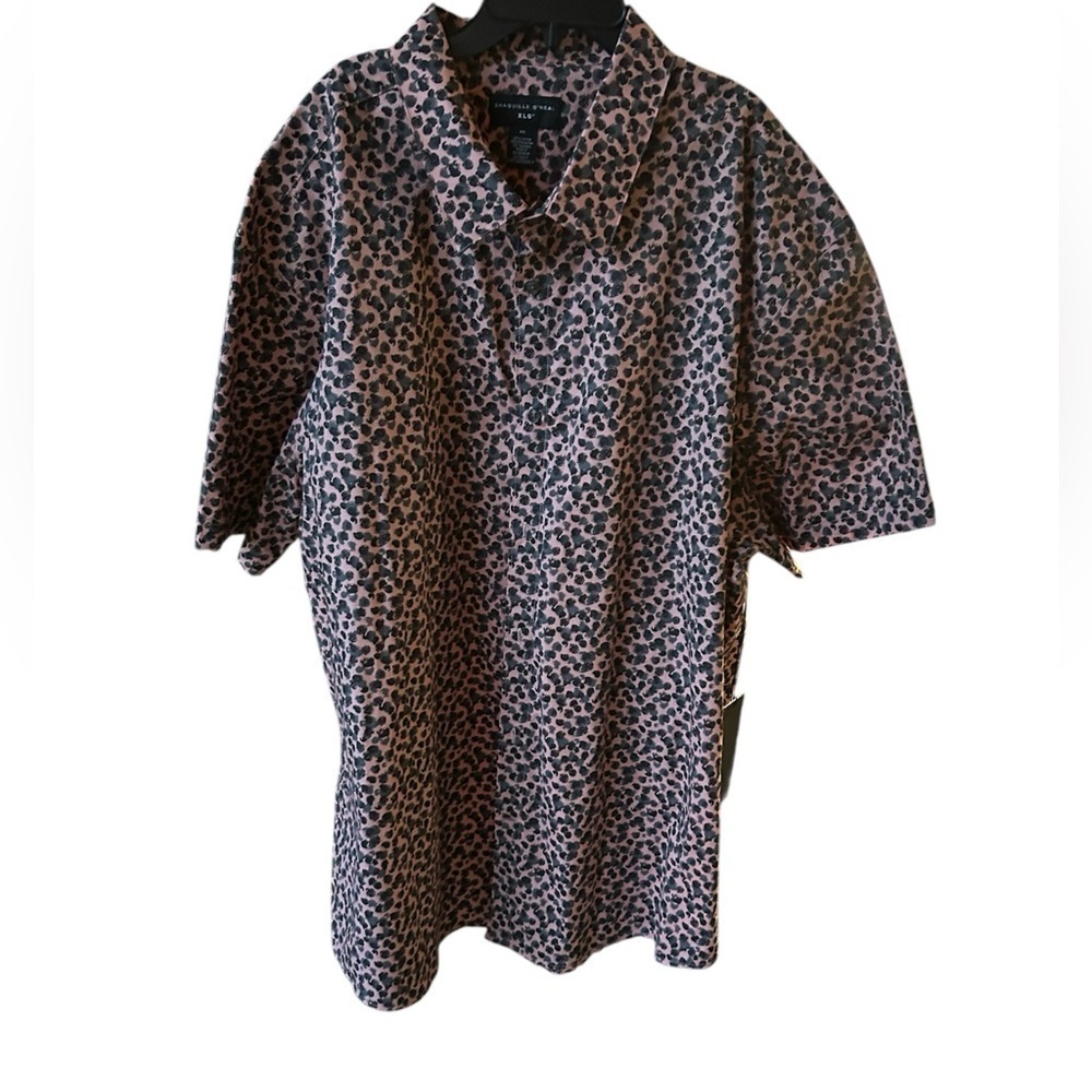 NWT Shaquille O’Neal Men’s Button Down Plus Size Shirt